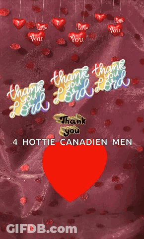 Thank You Lord And Canadian Hottie Men Poster GIF