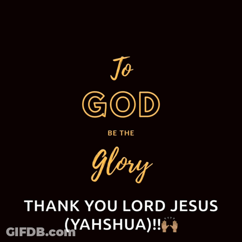 Thank You Lord Jesus GIF