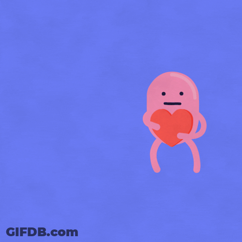 Thank You Meme Heart Cartoon GIF