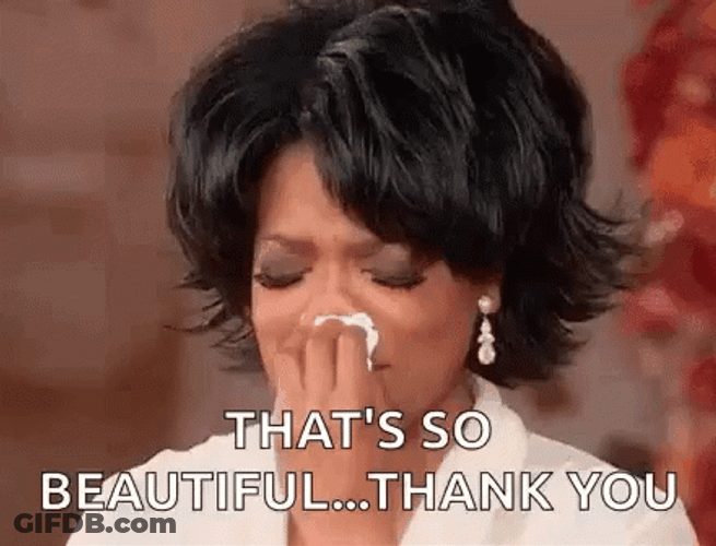 Thank You Meme Oprah Crying GIF