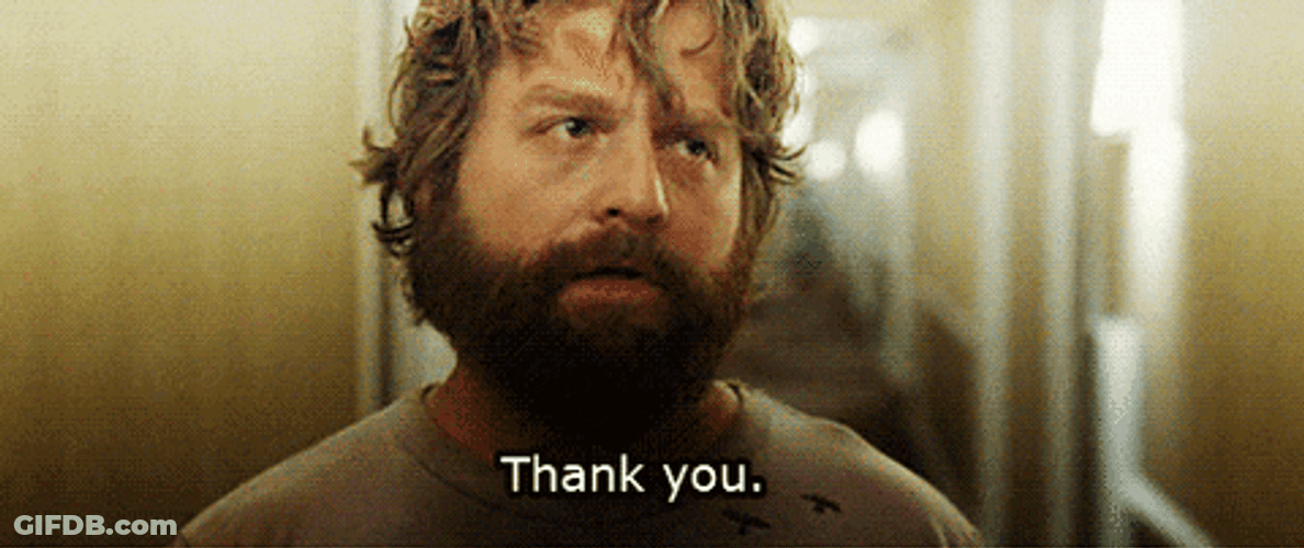 Thank You Meme The Hangover GIF