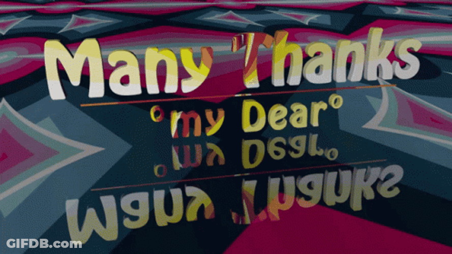 Thank You My Dear Animated GIF