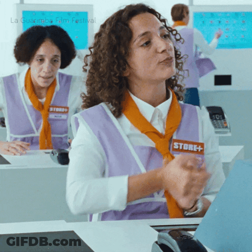 Thank You Office Store Attendant GIF