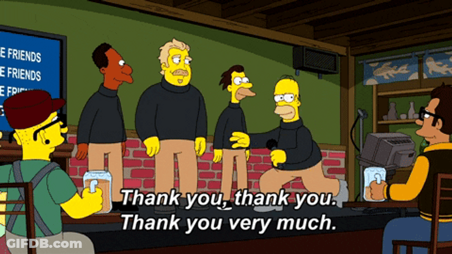 Thank You Office The Simpsons GIF