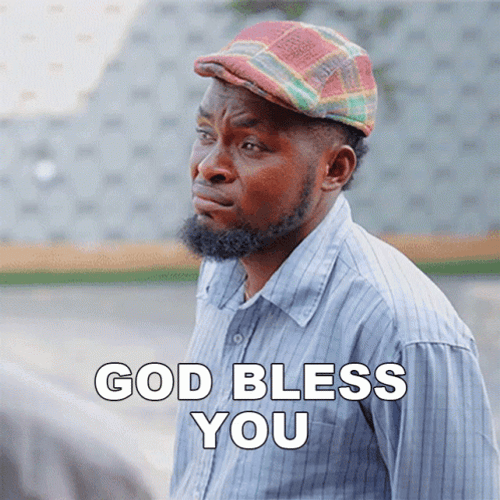 Thank You Sir God Bless You GIF