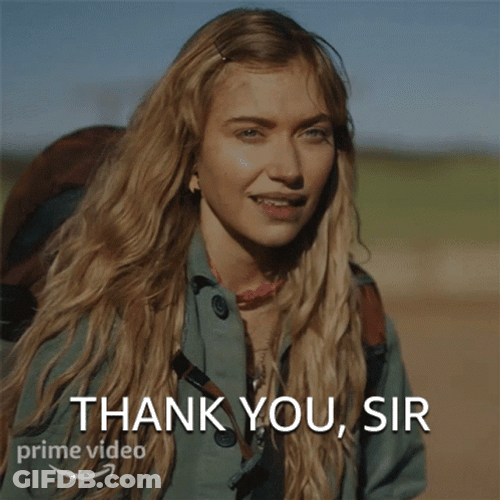 Thank You Sir Imogen Poots GIF