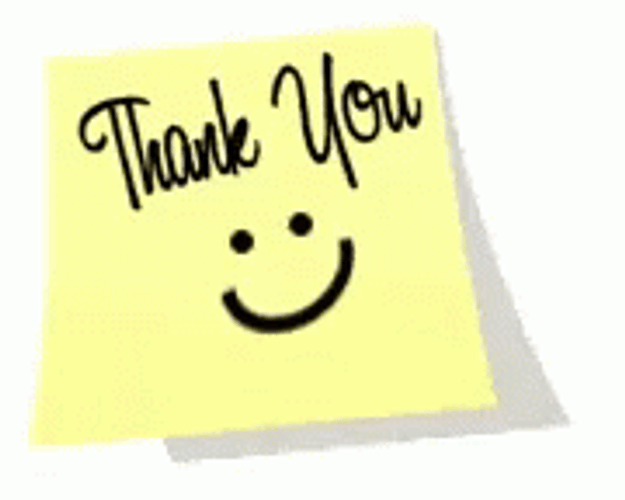Thank You Sir On Post It GIF