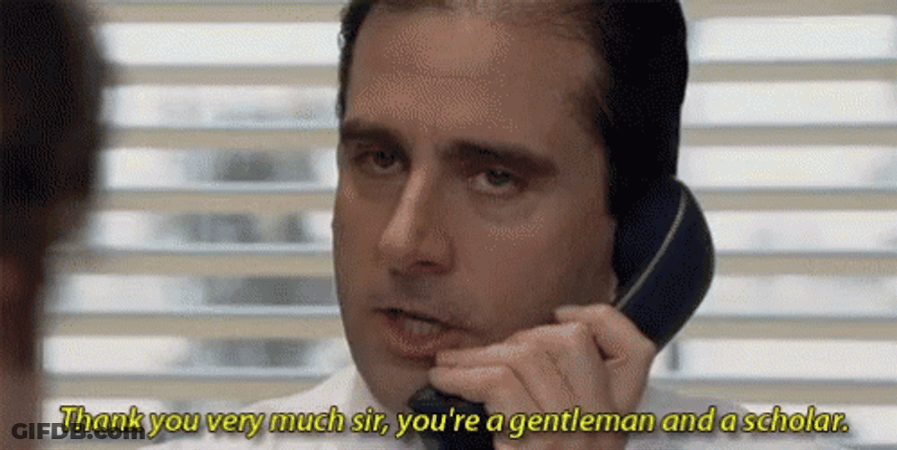 Thank You Sir You're A Gentleman GIF