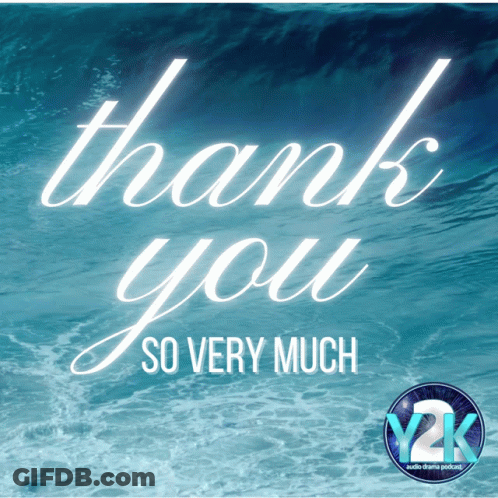 Thank You So Very Much Poster With Wave GIF