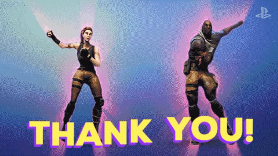Thank You Tandem Fortnite Default Dance GIF