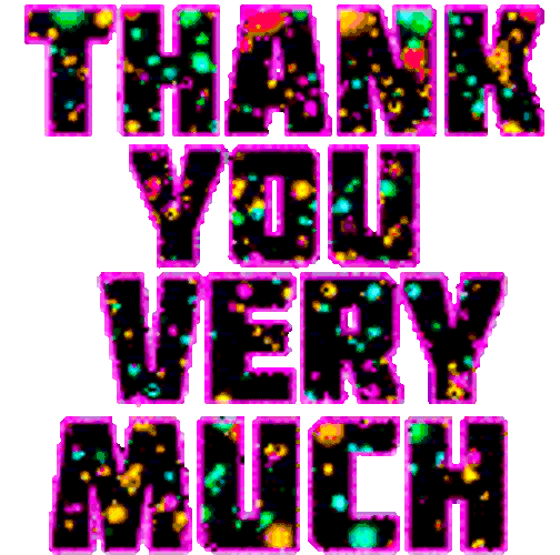 Thank You Thank You So Much Sticker GIF