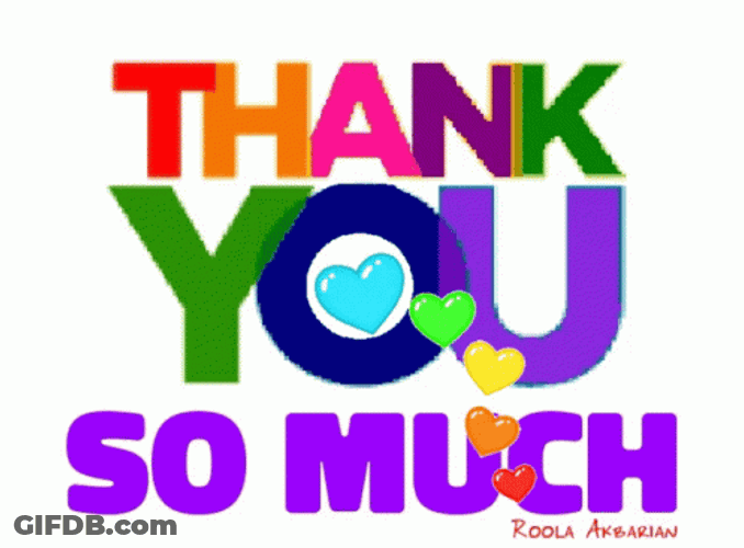 Thank You Very Much GIF