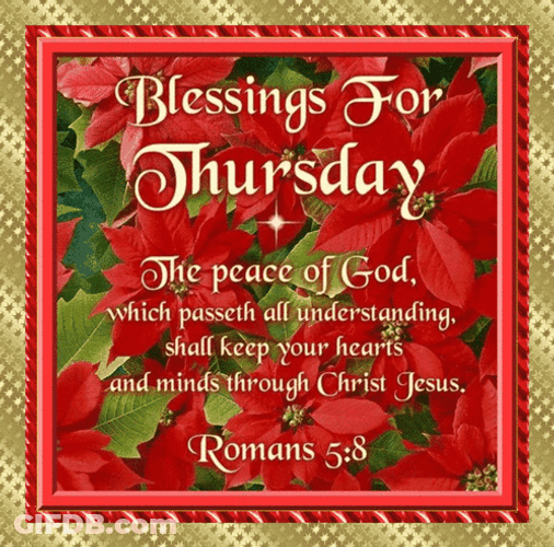 Thankful Blessings For Thursday GIF