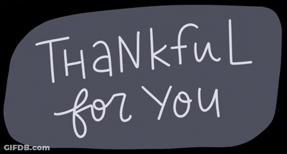 Thankful For You SimpleText GIF
