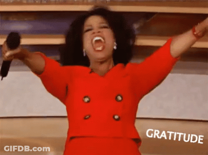 Thankful Oprah Winfrey GIF