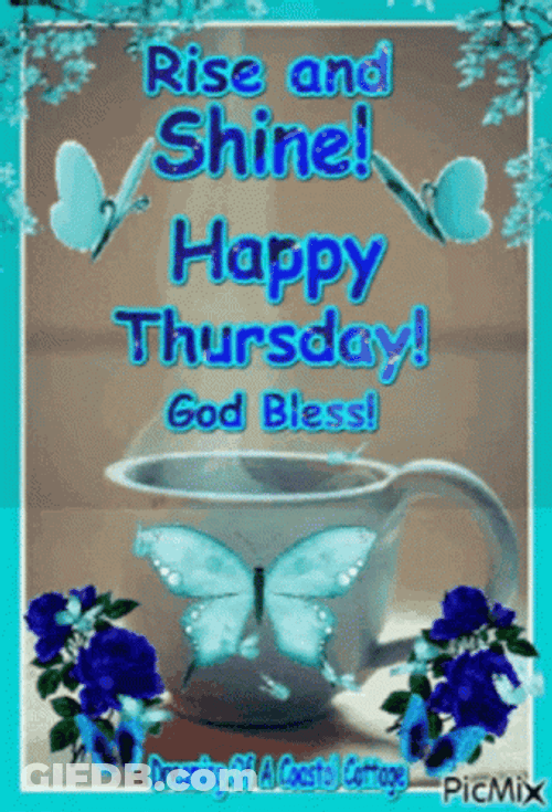 Thankful Thursday Rise And Shine GIF