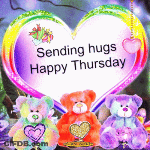 Thankful Thursday Sending Hugs GIF
