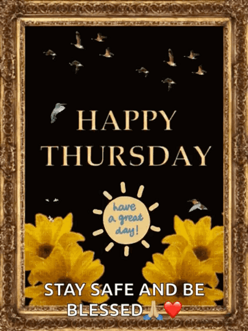 Thankful Thursday Stay Safe GIF