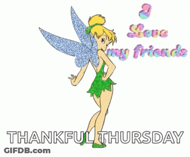 Thankful Thursday Tinker Bell GIF
