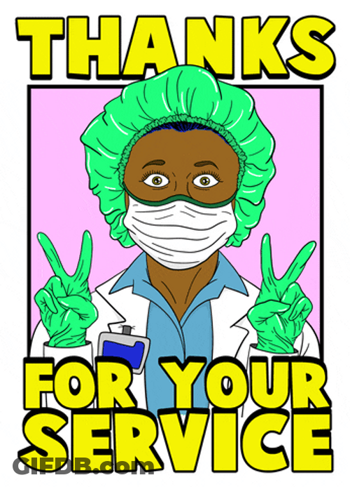 Thanking Doctor Drawing GIF