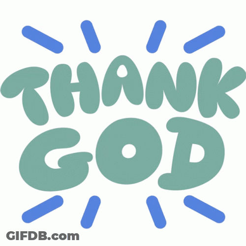 Thanking Good God GIF