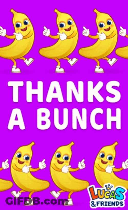 Thanks A Bunch Banana Soooo GIF