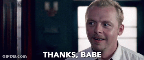 Thanks Babe Thank You GIF