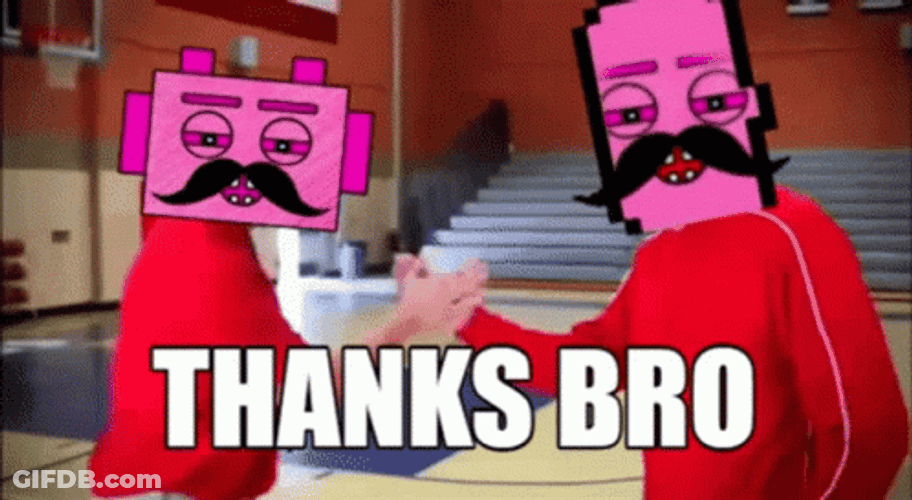 Thanks Bro Hand Shake Face Swap GIF