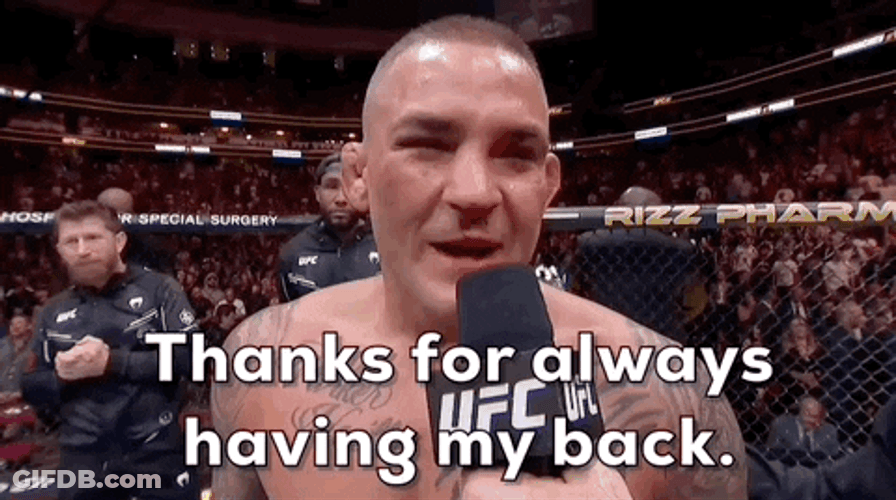 Thanks For Always Having My Back GIF