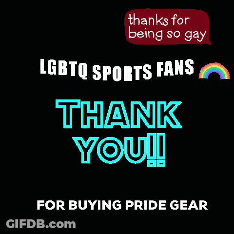 Thanks For Being So Gay Sign GIF