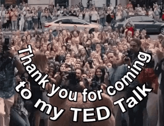 Thanks For Listening Ted Talk GIF