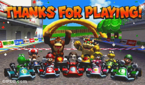 Thanks For Playing Screen GIF
