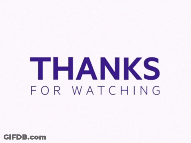 Thanks For Watching Digital Screen Design GIF
