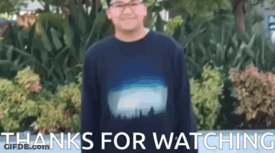 Thanks For Watching From Greatful Guy GIF