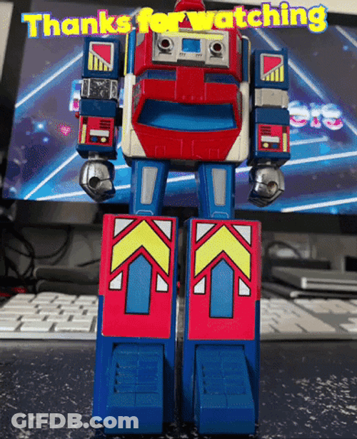 Thanks For Watching Maskman 80'S Robot GIF