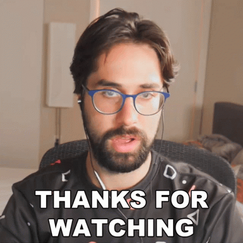 Thanks For Watching Wolfe Glick GIF