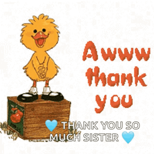 Thanks Girl Duck Wearing Shoes GIF