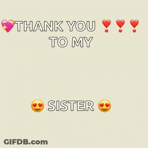 Thanks Girl Text Animation GIF