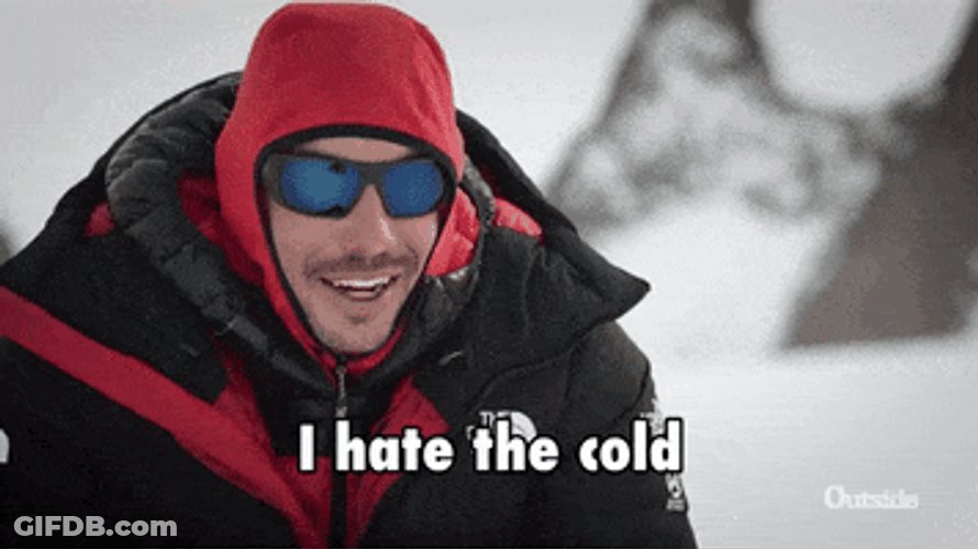 Thanks I Hate It The Snow And The Cold GIF