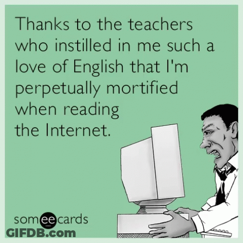 Thanks To Teachers Who Inspired Love Of English GIF