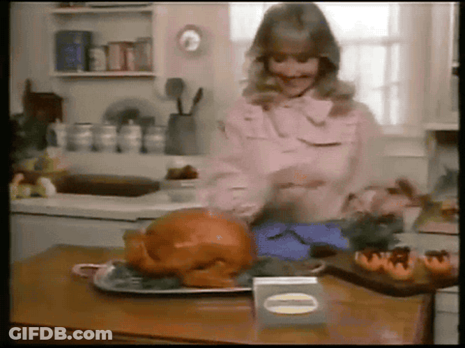 Thanksgiving Dinner Butterball GIF
