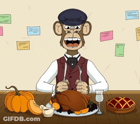 Thanksgiving Dinner Of Jenkins The Valet GIF