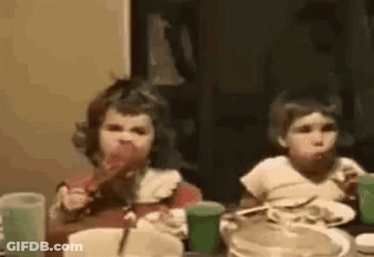 Thanksgiving Funny Cute Child Eating GIF