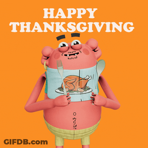 Thanksgiving Funny Jim Bean Animated GIF