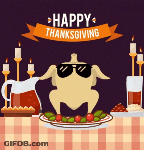 Thanksgiving Funny Turkey Dancing To Gummy GIF