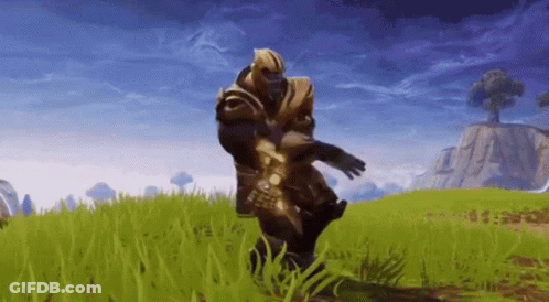Thanos Dancing In Grass Field GIF