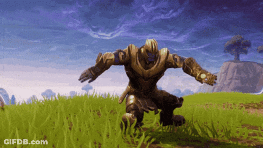 Thanos Fortnite Dances GIF