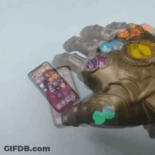 Thanos Hates Cool Iphone GIF