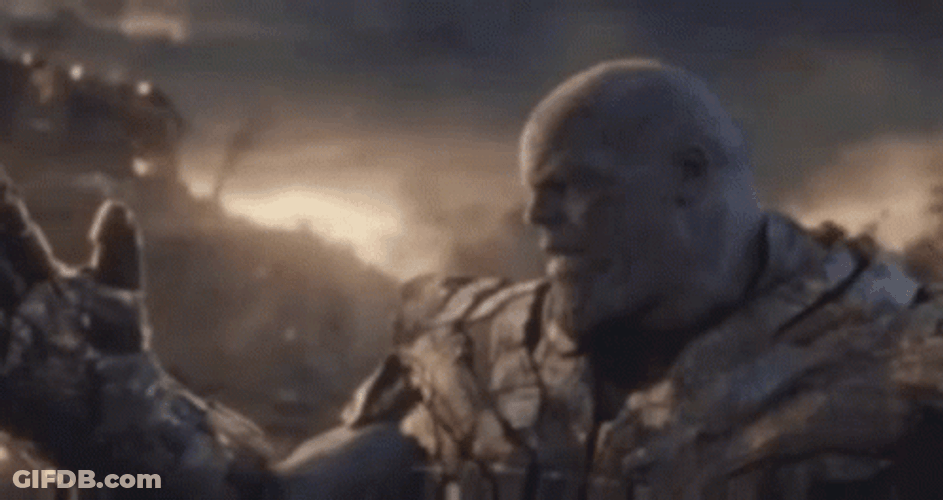 Thanos I Am Inevitable Billion Market Meme GIF