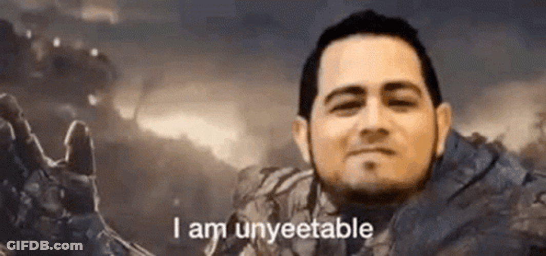 Thanos I Am Inevitable Gibberish Meme GIF